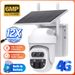 12x Zoom 4G Solar Security Camera 6MP Low Power Wi Fi Garden Camera_voghion.com