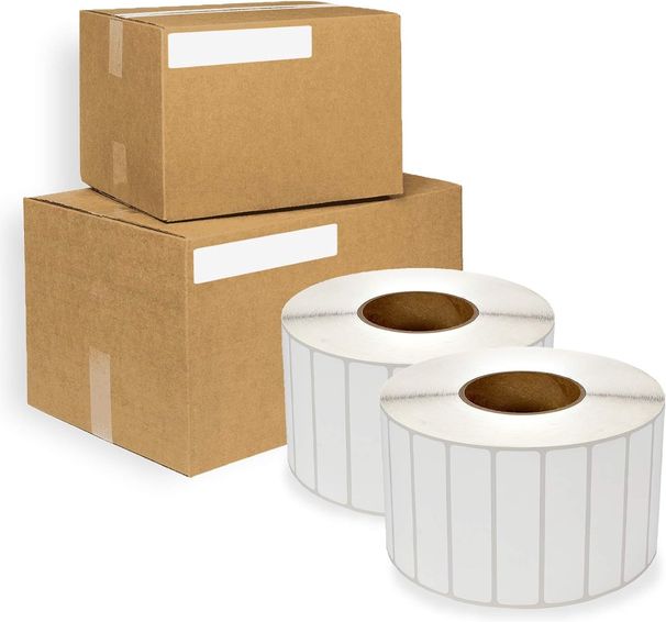 19620 Pack Direct Thermal Labels 4" x 1" Freezer Grade Polypropylene. Self-Adhesive Rolls. Mailing Postage. Printing Paper. Blank for Shipping; barcod_voghion.com