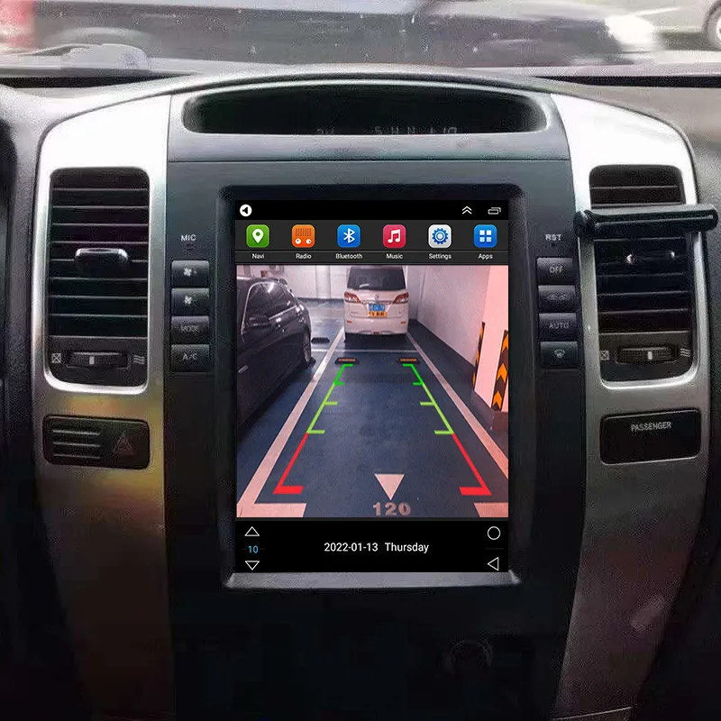 Vhodné pre navigačný systém Prado s vertikálnou obrazovkou Prado GX40 automobilový veľkoplošný centrálny ovládací displej integrovaný stroj_voghion.com