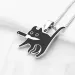 Collana con ciondolo a forma di gatto nero punk retrò da uomo, nuova decorazione, regalo artificiale, all'ingrosso_voghion.com