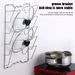 Multi Functional Wall Mounted Pot Lid Rack For Household Kitchen, Perforated With Five Layers_voghion.com