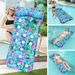 Eco-Friendly PVC Foldable Pool Float - Single Lounge Chair With Breathable Holes (Multicolor Heavy-Duty Inflatable Mat For Beach & Lake)_voghion.com
