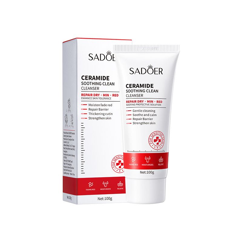 SADOER Ceramide Soothing, Moisturizing and Cleansing Facial Cleanser_voghion.com