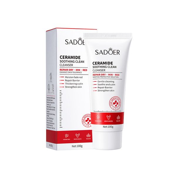 SADOER Ceramide Soothing, Moisturizing and Cleansing Facial Cleanser_voghion.com