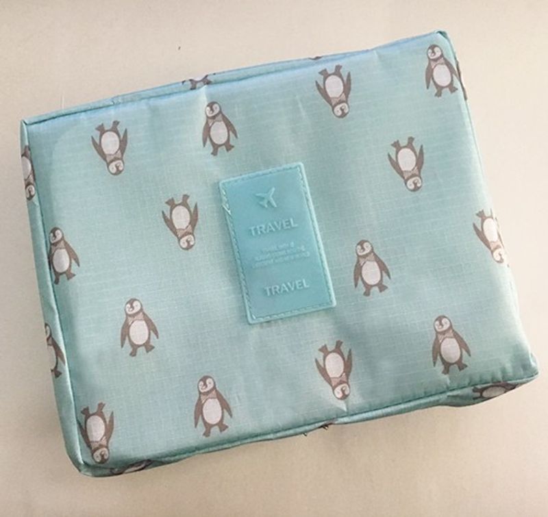 Borsa da viaggio stampata per donna, borsa cosmetica da donna, borsa da viaggio per articoli da toeletta da uomo, borsa da viaggio multifunzionale_voghion.com