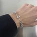 Light Luxury Cross Diamond-Encrusted Double-Layer Bracelet Trendy Men's Ins Niche Design Hip-Hop Simple Versatile_voghion.com