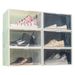 Aufbewahrungsbox, transparente Schuhbox, staubdicht, transparent, Basketballschuh-Aufbewahrungsbox, Desktop-High-Top-Schuhbox, Ladendisplay, Flip-Schuhschrank_voghion.com