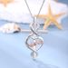 Collana in argento con ciondolo a croce da donna, con testo inciso, catena per clavicola, squisita confezione regalo_voghion.com