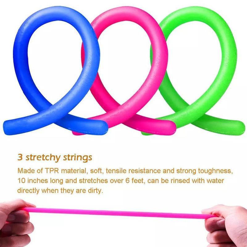 Stress Relief Toys Venting Decompression Toy Set Noodle Rope Fidget Cube Decompression Woven Net Massage Circle_voghion.com