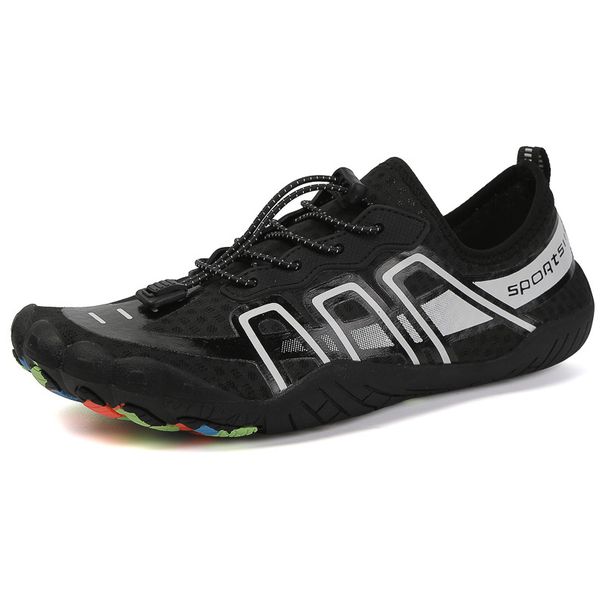 Cross-border breathable outdoor fishing wading shoes creek shoes five-finger shoes non-slip quick-drying beach swimming shoes men's large size_voghion.com