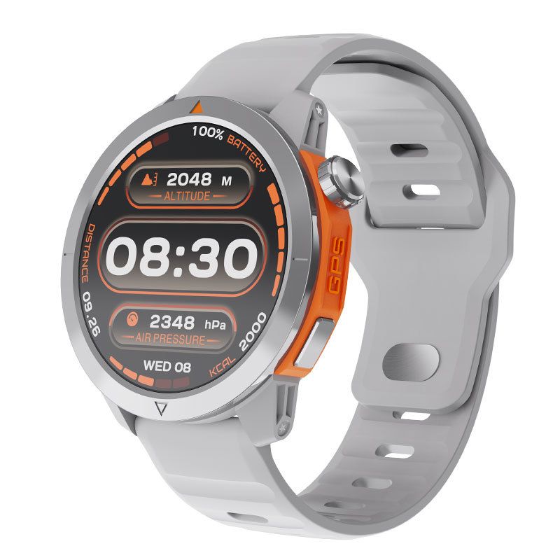 New GPS Sports Smart Watch AMOLED Screen Bluetooth Call Watch Compass 30 Meters Depth Waterproof_voghion.com