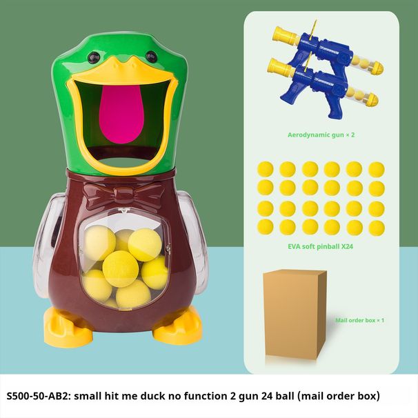Otroška strelska igračka Hit Me Duck, igračka, naboji za fante, aerodinamična, mehka, elastična, starš-otrok, interaktivna zabava, varnostna igračka, pištola_voghion.com