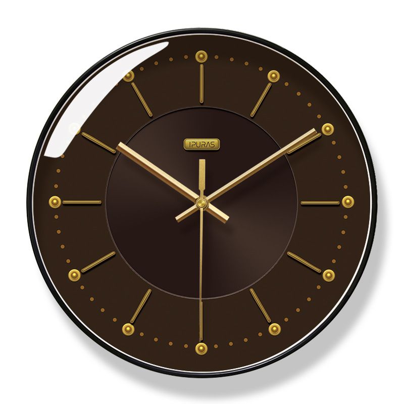 Orologio da parete moderno, silenzioso, di lusso, luminoso, creativo, in stile nordico, per soggiorno, camera da letto_voghion.com
