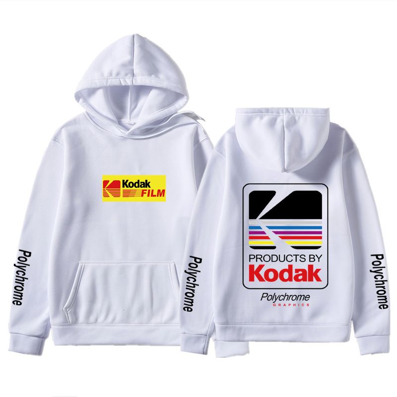 Chao brand polychrome Kodak Hoodie Sweatshirt men's and women's print Pullover_voghion.com