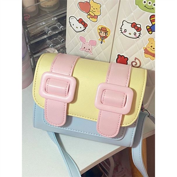 Macaron Women's 2023 New Cambridge Mini Student Crossbody Söt liten fyrkantig trendig axelväska_voghion.com