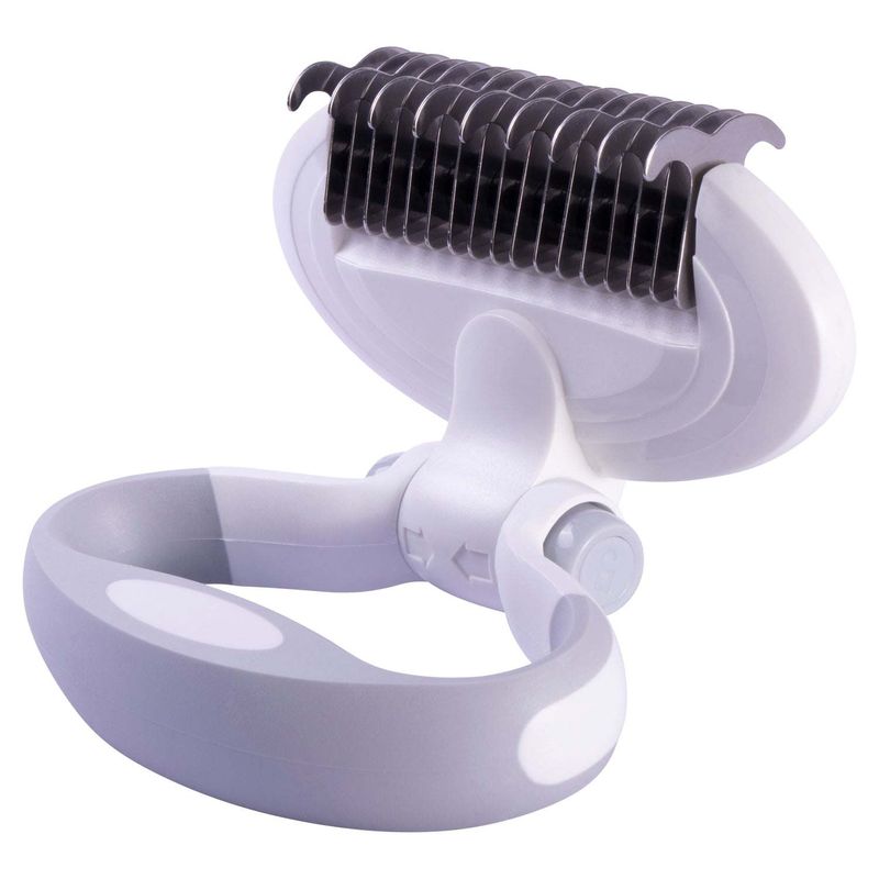 Pet Life 'Gyrater' Swivel Travel Grooming Dematting Pet Comb_voghion.com