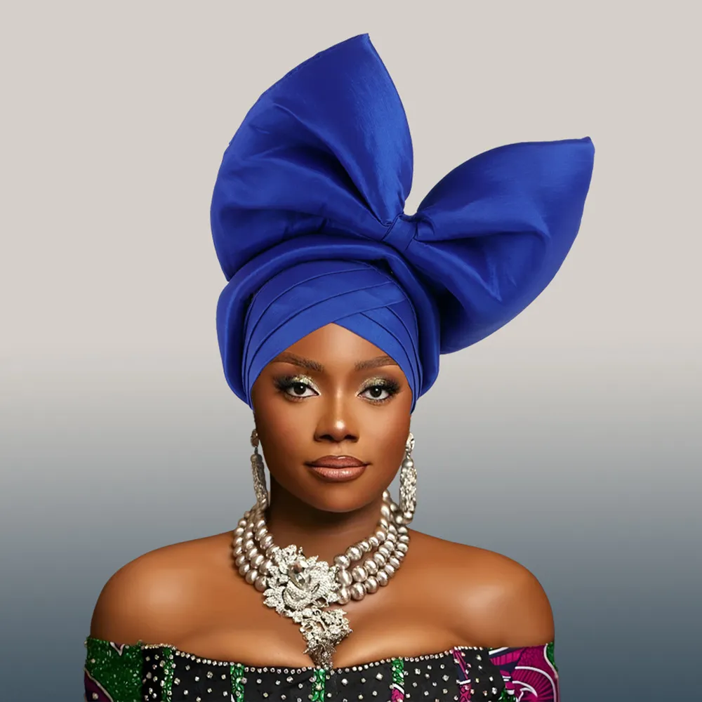 Hot Selling Headwear Wedding New Style Big Bow Headscarf Baotou Hat Xiyintemu_voghion.com