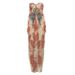 Wind 2025 Spring And Summer New Style Slimming French Tie Dyeing Temperament One Neck High End Strapless Long Dress For_voghion.com