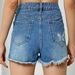 Women's Clothing New Denim Shorts Designer Shorts High Waist Spot Denim Shorts Ripped Casual Hot Pants_voghion.com