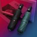 Ombrello pieghevole automatico a tinta unita con protezione UV, ombrello casual leggero portatile durevole per uomini e donne_voghion.com
