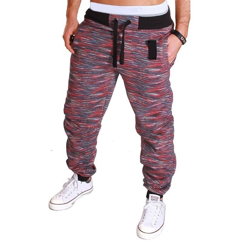 New Hip Hop Men's Casual Cotton Fashionable Urban Loose Middle Waist Pants_voghion.com