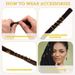 245-Piece Fashion Leaf Tassel Braiding Clips, Metal Open Bohemian Dreadlock Decor Set_voghion.com