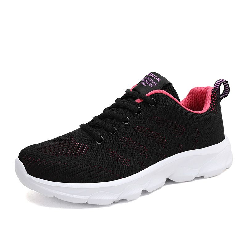 Women's mesh breathable sports women's casual anti slip soft sole running shoes, lightweight travel shoes_voghion.com