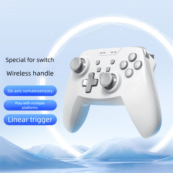 Switch Game Hall Joystick Kablosuz Adaptörü PC Tablet Steam Konsolu Bluetooth Kontrolcüsü_voghion.com