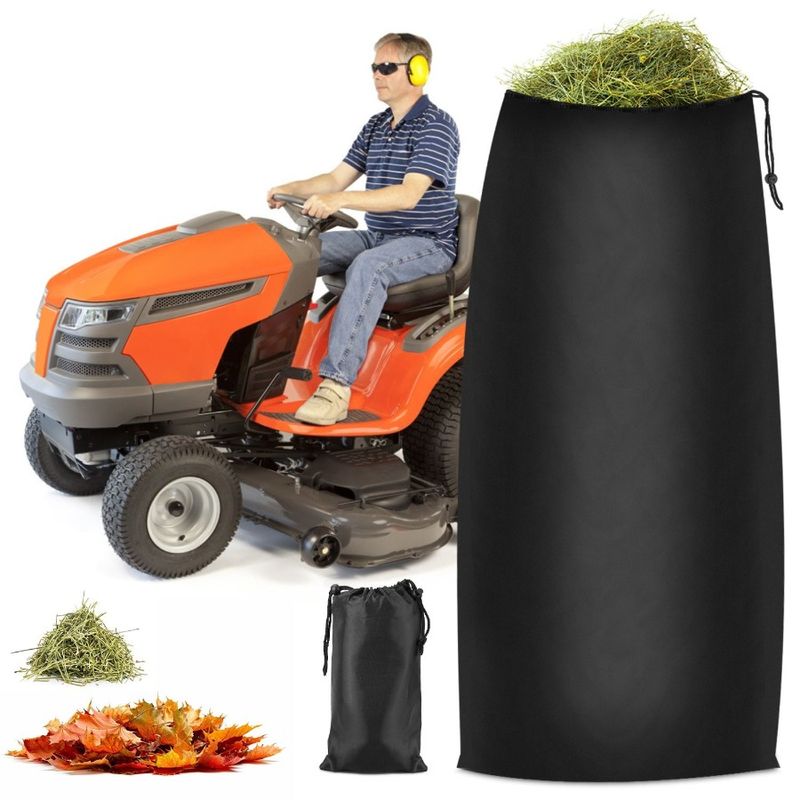 Collection Easy L Fast Garden Leaf Standard Bag Leaf Cubic Opening Bag W Feet 54 Waste Riding Collection 112in Lawn For Tractor_voghion.com