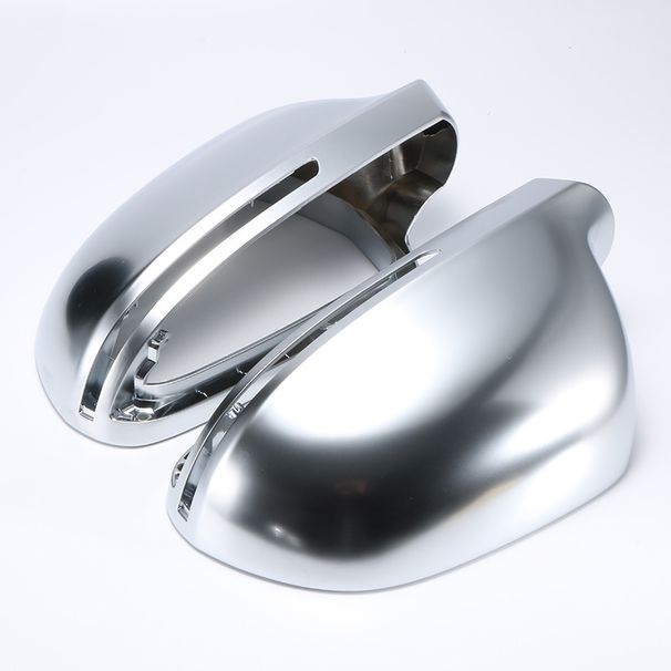 Silver Matt Krom sidospegelskydd Cap för A6 C6 4F A4 A5 B8 8K Q3 SQ3 A8 D3 S4 S5 S6 S8 2008 2009 2012 2015 A3 8P_voghion.com