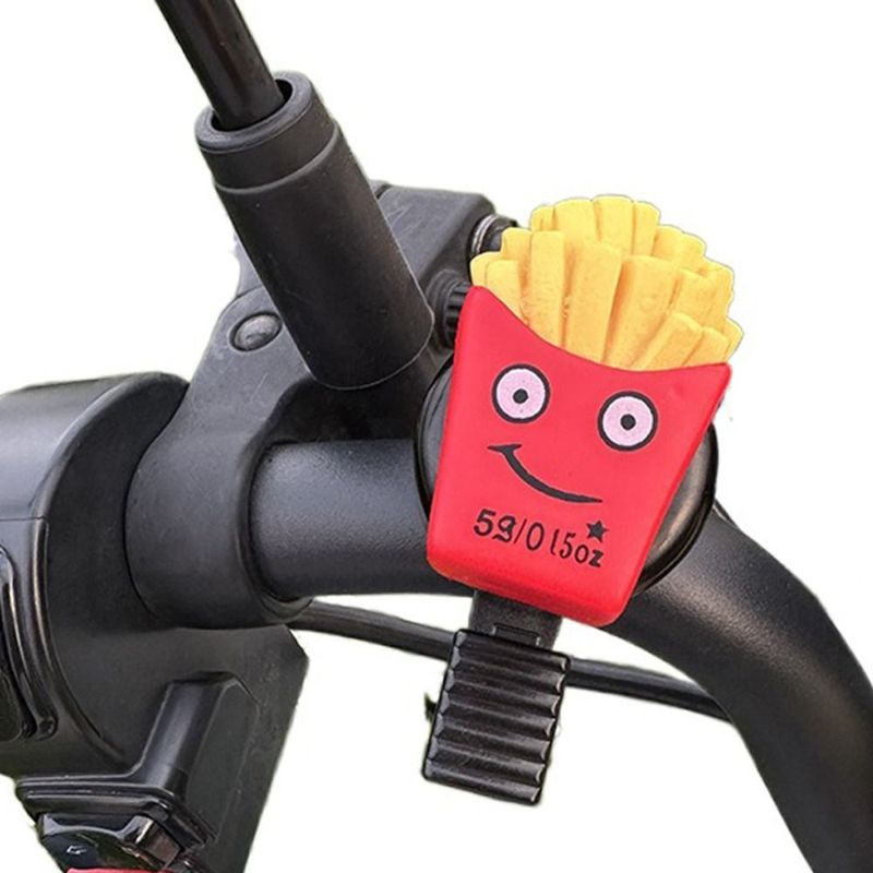 Hamburg Cartoon Fietsbel Sandwich Friet Fietstoeter Luide Cartoon Fiets Scooter Bel Kinder Mountainbike_voghion.com