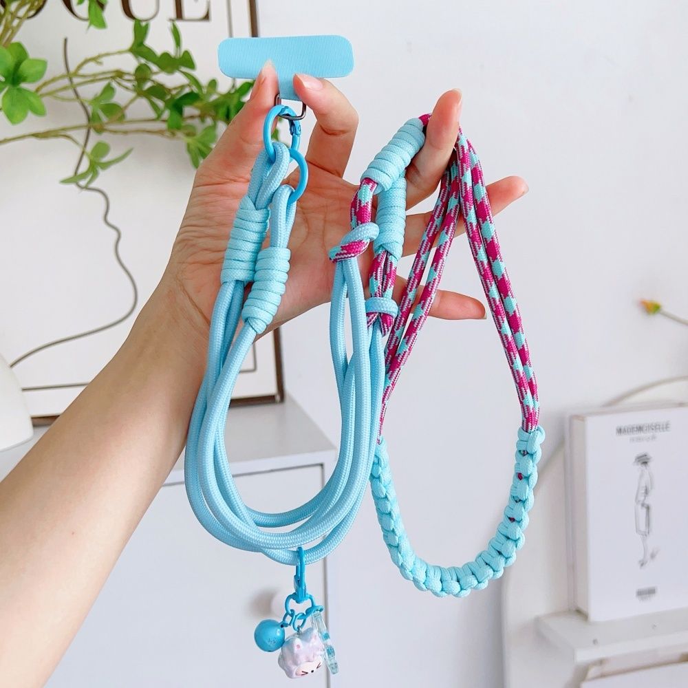 Cordino intrecciato multifunzionale per collo, polso, cellulare, semplice, cinturino antivento, corda, viaggio all'aperto_voghion.com