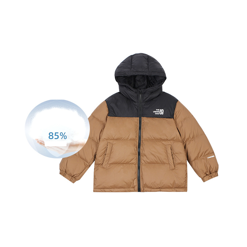 Children's winter black gold thermal storage down jacket for girls and boys children's thick warm coat tide_voghion.com