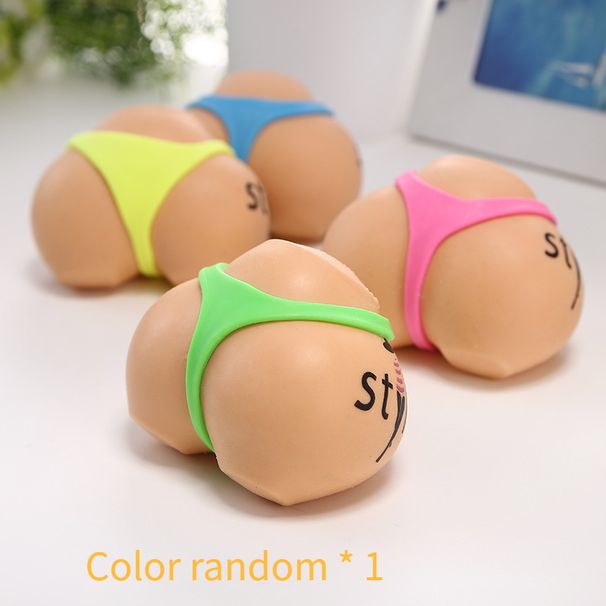 Foam Squishies Butt Flour Slow Rebound TPR Soft Rubber Decompression Venting Squeeze Toy Decompression Pinch Fun Funny_voghion.com