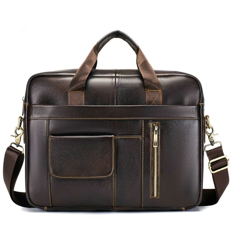 K New Men's Bag Men's Handbag Computer Bag Business Large Capacity Briefcase_voghion.com
