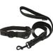 Pet Reflective Collar Waterproof Cloth Black Buckle With 1.8m Leash_voghion.com