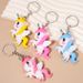Heißer Verkauf Einhorn Schlüsselanhänger Niedlicher Regenbogen Pegasus Anhänger Exquisite Rucksack Puppe Dekoration Kleines Geschenk_voghion.com