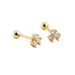 Super Shiny Zircon Earrings Women, High Appearance Value, Twistable, Compact, No Need To Remove For Sleeping, Piercing_voghion.com