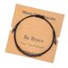 Bracciale intrecciato di vendita calda Bracciale alfanumerico di coppia con codice Morse Bracciale con codice Morse_voghion.com