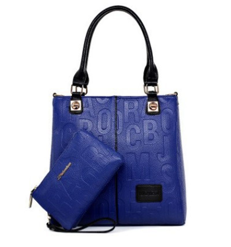 Geprägte Buchstaben Mode Mutter und Kind Tasche Umhängetasche Mode Handtasche Damen Tasche zwei Stücke Crossbody_voghion.com