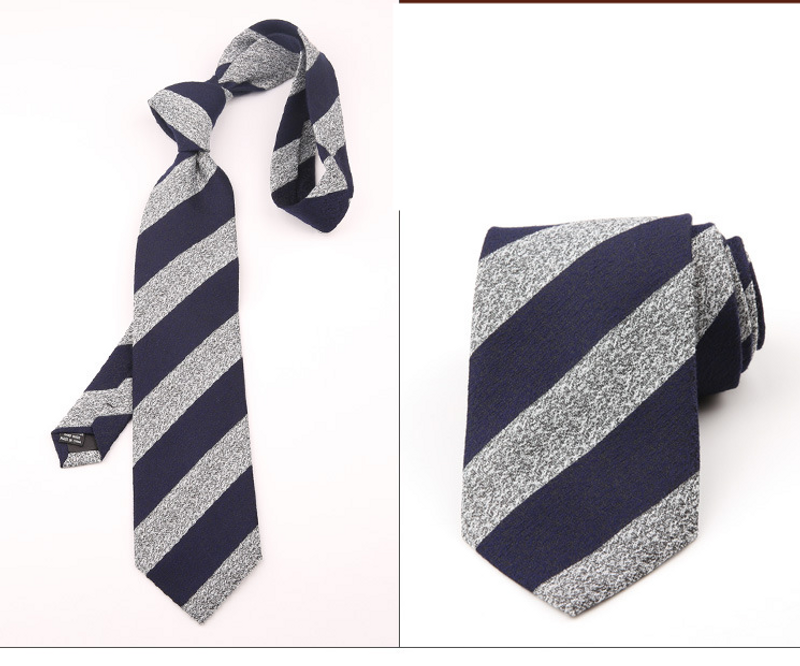 men's Cotton Blended Handmade Pure Black Striped Jacquard Twill Casual Business Formal Wedding Suit And Tie_voghion.com