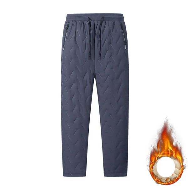 Conjunto de 3 piezas de invierno para hombre con forro polar: chaqueta con capucha, chaleco y pantalón, ropa térmica acogedora para clima frío (negro/gris, corte regular/entallado, tallas L-7XL)_voghion.com