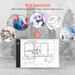4 LED Light Pad Adjustable With 3 Brightness Levels Drawing Board USB Copyboard For Artists Animation Sketching Architecture_voghion.com