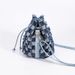 Le & Bs Cross border high end denim drawstring women's European and American one shoulder fashion bucket messenger_voghion.com