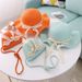2020 Estate Nuovo Nastro di Paglia per Bambina, Cappello da Pescatore con Parasole a Fiori, Set di Borse Carine con Protezione Solare_voghion.com