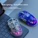Digitex Digitex Liberty Wolf A2 Dual Mode RGB Luminous 2.4G Wireless Bluetooth Transparent Gaming E-Sports Computer Office Mouse_voghion.com