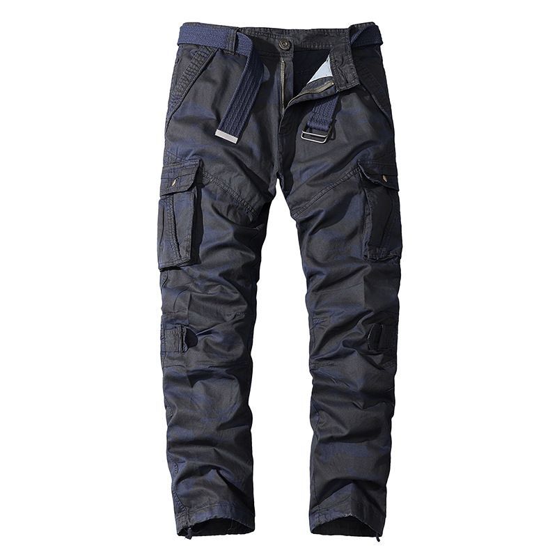 Men's Clothing Overalls Casual Pants Washed Trousers Pure Cotton Loose_voghion.com