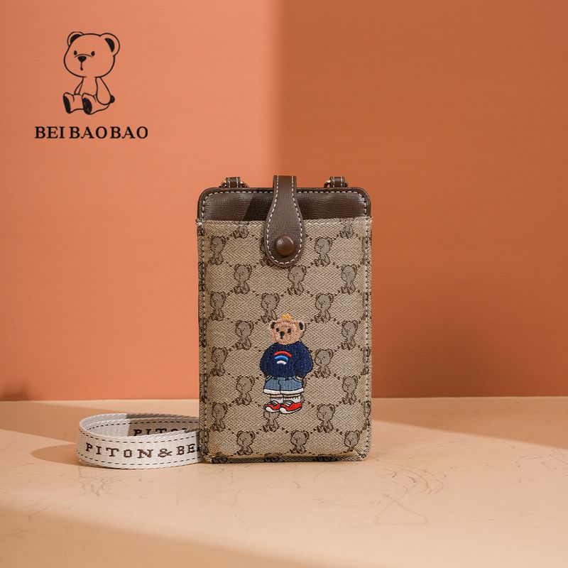 Coin Purses & Holders bag source factory new shoulder messenger bag contrast color mobile phone bag casual retro version women's bag_voghion.com