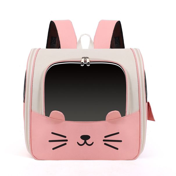 Cat Portable Backpack Cats Going Out, Cat Large Backpack, Canvas Bag, Breathable Pet Bag For Dogs_voghion.com
