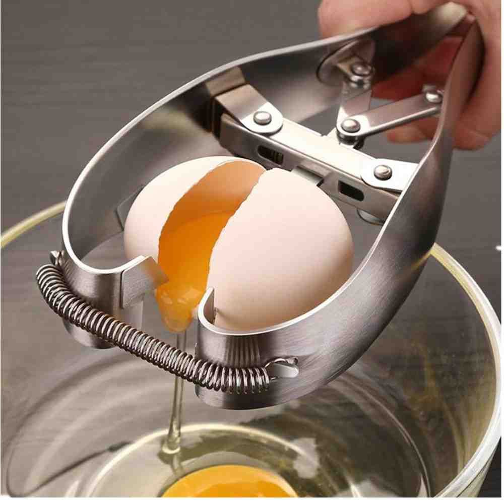 Forbici per uova in acciaio inossidabile, taglia gusci d'uovo, separatore di cracker, fornello_voghion.com